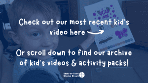 Check out our most recent kid's video here -->